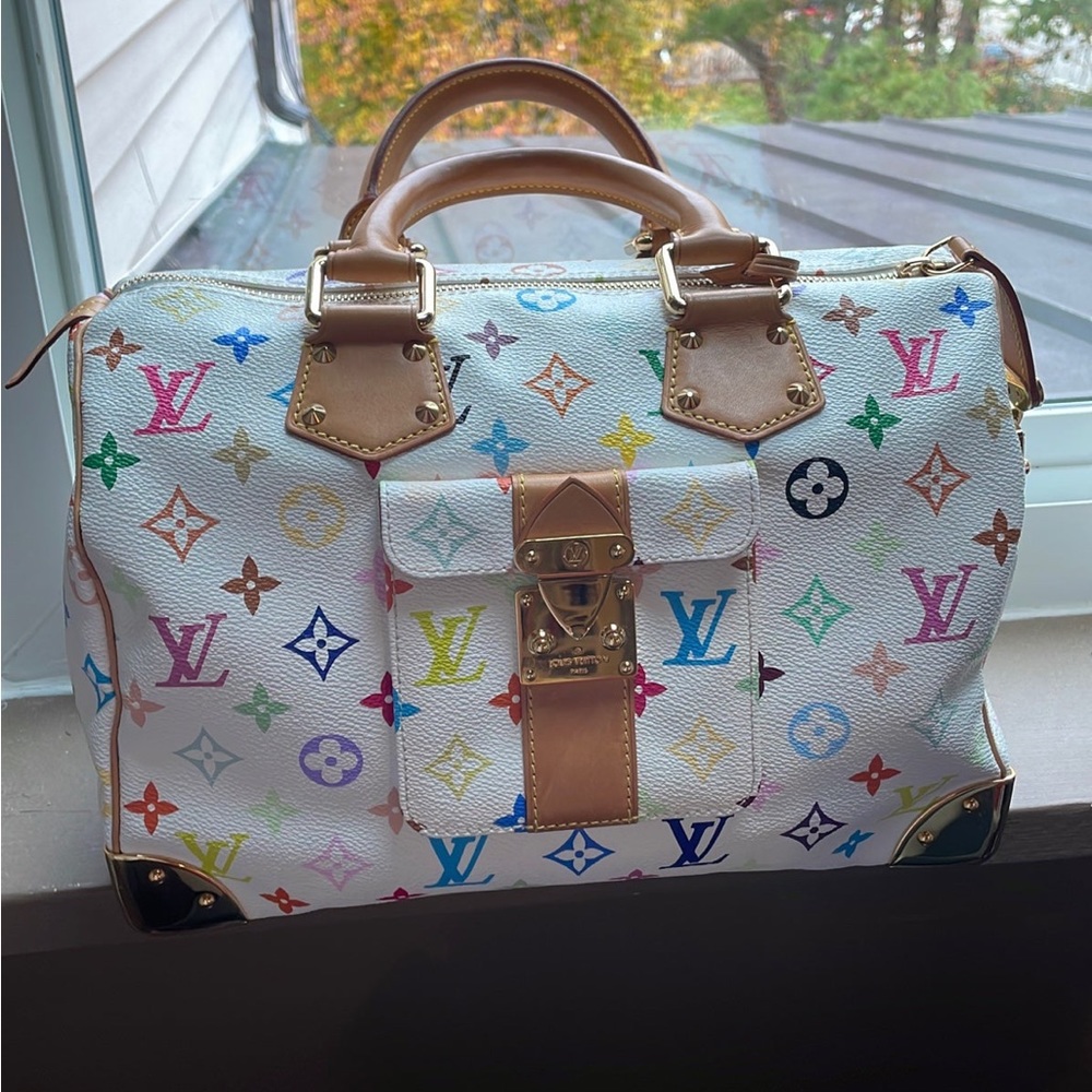 LV Murakami Multicolor Speedy 30. Authentic, barely used.